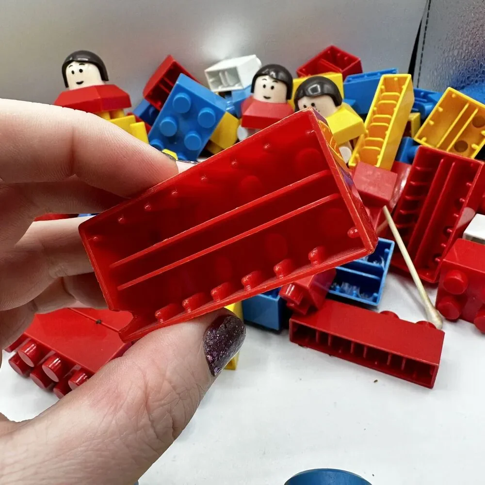 Old vintage Kawada Dia Building Blocks Japan 60s 70s Lego Duplo Compatible Retro